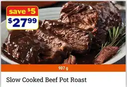 M & M Food Market Slow Cooked Beef Pot Roast offer