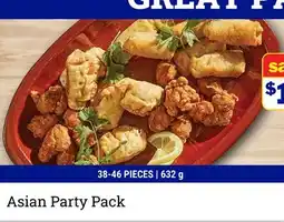 M & M Food Market Asian Party Pack offer