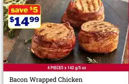 M & M Food Market Bacon Wrapped Chicken offer