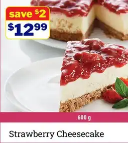 M & M Food Market Strawberry Cheesecake offer
