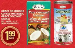 Food Basics Grace or mekong coffee whitener and grace coconut cream offer