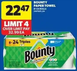 Real Canadian Superstore Bounty paper towel offer