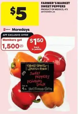 Real Canadian Superstore Farmer's market sweet peppers offer