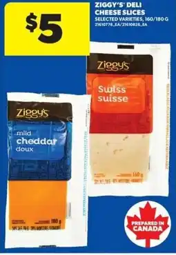 Real Canadian Superstore Ziggy's deli cheese slices offer