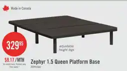 The Brick Zephyr 1.5 Queen Platform Base offer