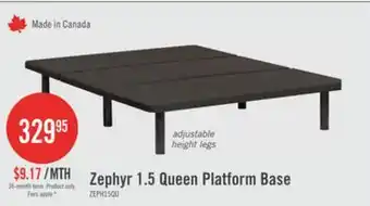 The Brick Zephyr 1.5 Queen Platform Base offer