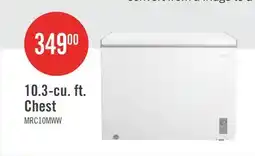 The Brick Midea 10.3 Cu. Ft. Convertible Chest Refrigerator-Freezer - MRC10M4CWW offer