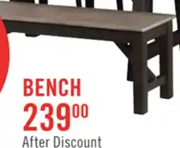 The Brick Zao Dining Bench, Melamine, 60W - Brown offer
