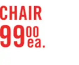 The Brick Bryn Dining Chair with Fabric Seat, Slat-Back - White and Grey offer