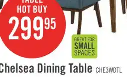 The Brick Chelsea Dining Table, 60W - Walnut Brown offer