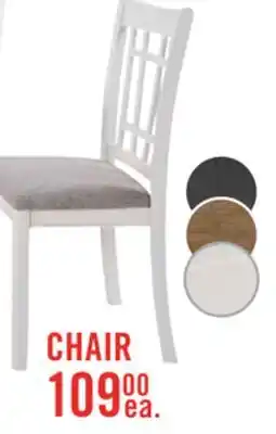 The Brick Dena Dining Chair with Linen-Look Fabric - Dove Grey offer