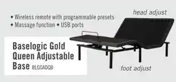 The Brick Baselogic Gold Queen Adjustable Base offer