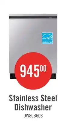 The Brick Samsung 24 44 dBA Built-In Top-Control Dishwasher with 3rd Rack - DW80B6060US/AC offer