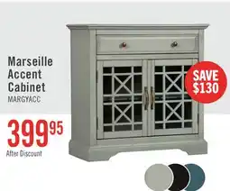 The Brick Marseille 32 Accent Cabinet with Drawer - Antique Grey offer