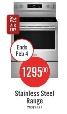 The Brick Maytag 30 5.3 Cu. Ft. Electric Range with No Preheat Air Fry - Stainless Steel - YMFES6030RZ offer