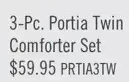 The Brick Portia 3-Piece Twin Comforter Set - Grey offer