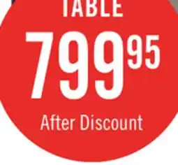 The Brick Zao Dining Table with 66-94W Extension, Melamine, Trestle Base - Brown offer