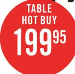 The Brick Devon Dining Table, Wood, 60W - Dark Brown offer