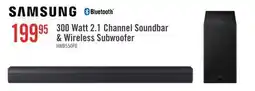 The Brick SAMSUNG B-Series 2.1 Channel Soundbar with Wireless Subwoofer (HW-B550F/ZC) offer