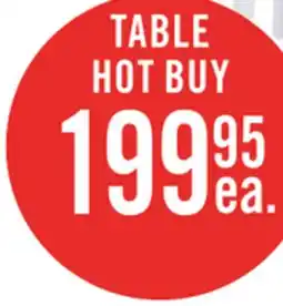 The Brick Bryn Drop-Leaf Dining Table, 42 Round - Two-Tone White & Brown offer