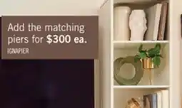 The Brick Ignatius 18.7 Pier with Storage & Cable Management - White offer