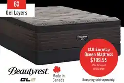 The Brick Beautyrest GL6 Eurotop Medium Queen Mattress offer
