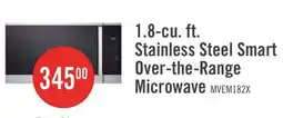 The Brick LG 1.8 Cu. Ft. Smart Over-the-Range Microwave with EasyClean - MVEM1825X offer