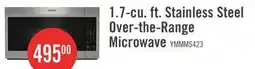 The Brick Maytag 1.7 Cu. Ft. Over-the-Range Microwave with 900 Watts Cooking - Stainless Steel - YMMMS4230PZ offer