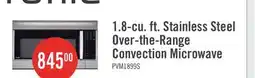 The Brick Profile 1.8 Cu. Ft. Over-the-Range Microwave with Convection and 400 CFM - Stainless - PVM1899SJC offer