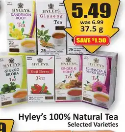 Starsky Hyley's 100% Natural Tea offer