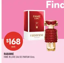 Shoppers Drug Mart RABANNE FAME IN LOVE EAU DE PARFUM offer