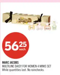 Shoppers Drug Mart MARC JACOBS MULTILINE DAISY FOR WOMEN 4 MINIS SET offer
