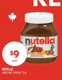 Shoppers Drug Mart NUTELLA HAZELNUT SPREAD offer