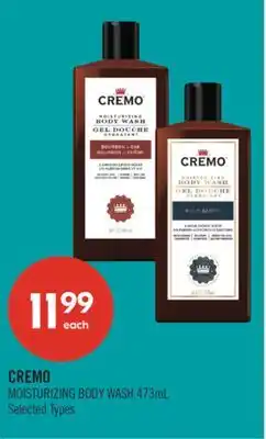 Shoppers Drug Mart CREMO MOISTURIZING BODY WASH offer