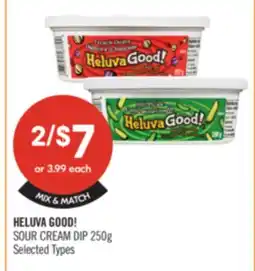 Shoppers Drug Mart HELUVA GOOD! SOUR CREAM DIP offer