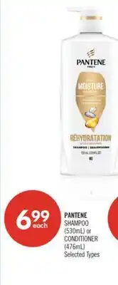 Shoppers Drug Mart PANTENE SHAMPOO (530mL) or CONDITIONER (476mL) offer