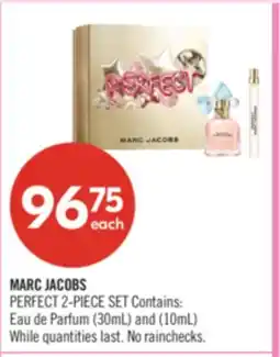 Shoppers Drug Mart MARC JACOBS PERFECT 2-PIECE SET Contains: Eau de Parfum (30mL) and (10mL) offer