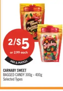 Shoppers Drug Mart CARNABY SWEET BAGGED CANDY offer