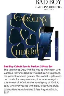 Shoppers Drug Mart Carolina Herrera Bad Boy Cobalt 2-Piece Fragrance Gift Set offer