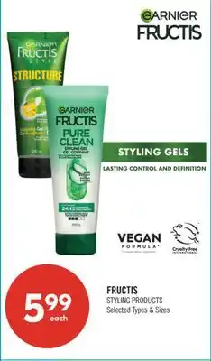 Shoppers Drug Mart FRUCTIS STYLING PRODUCTS offer