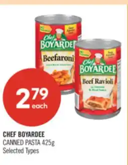 Shoppers Drug Mart CHEF BOYARDEE CANNED PASTA offer