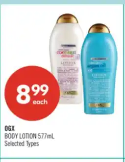Shoppers Drug Mart OGX BODY LOTION offer