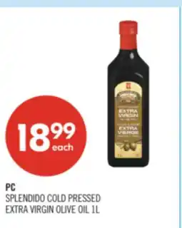 Shoppers Drug Mart PC SPLENDIDO COLD PRESSED EXTRA VIRGIN OLIVE OIL offer