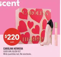 Shoppers Drug Mart CAROLINA HERRERA GOOD GIRL BLUSH SET offer
