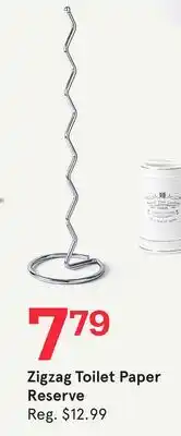 Kitchen Stuff Plus Zigzag Toilet Papver Reserve offer