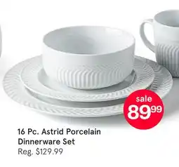 Kitchen Stuff Plus 16 Pc. Astrid Porcelain Dinnerware Set offer