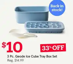 Kitchen Stuff Plus 3 Pc. Geode Ice Cube Tray Box Set offer