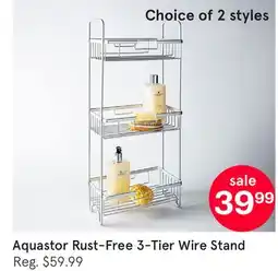 Kitchen Stuff Plus Aquastor Rust-Free 3-Tier Wire Stand offer