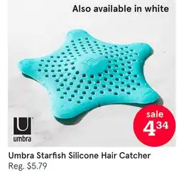 Kitchen Stuff Plus Umbra Starfish Silicone Hair Catcher offer