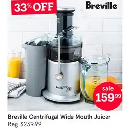 Kitchen Stuff Plus Breville Centrifugal Wide Mouth Juicer offer